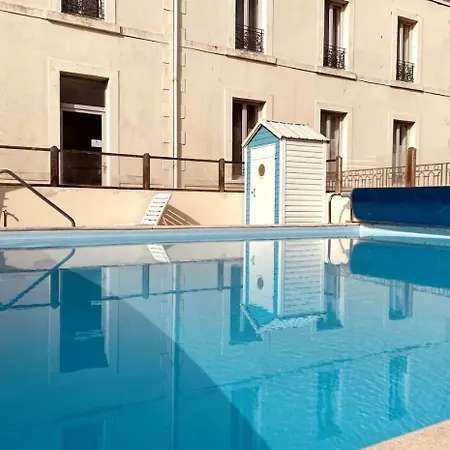 3ch - 2-5p - Parking Et Piscine Gratuit 아파트